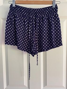 Forever 21 navy polka dot shorts